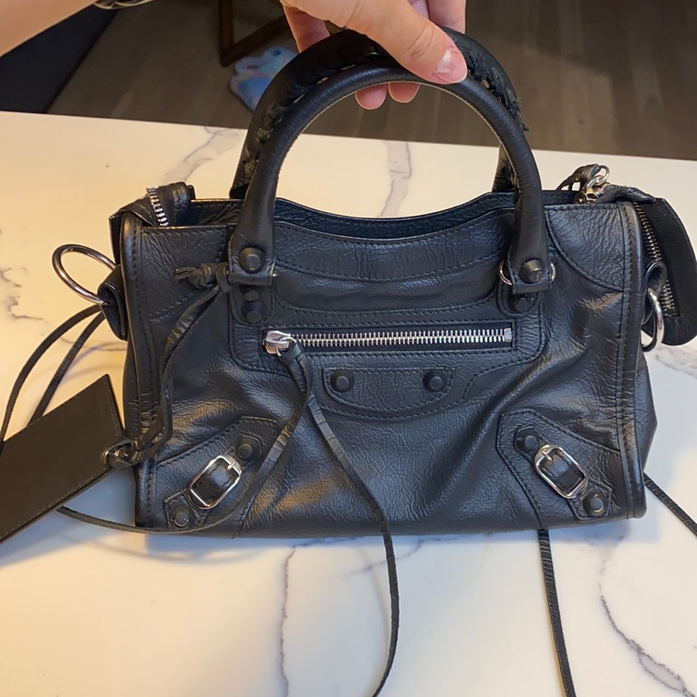 Balenciaga Motocross Classic Mini City Bag
